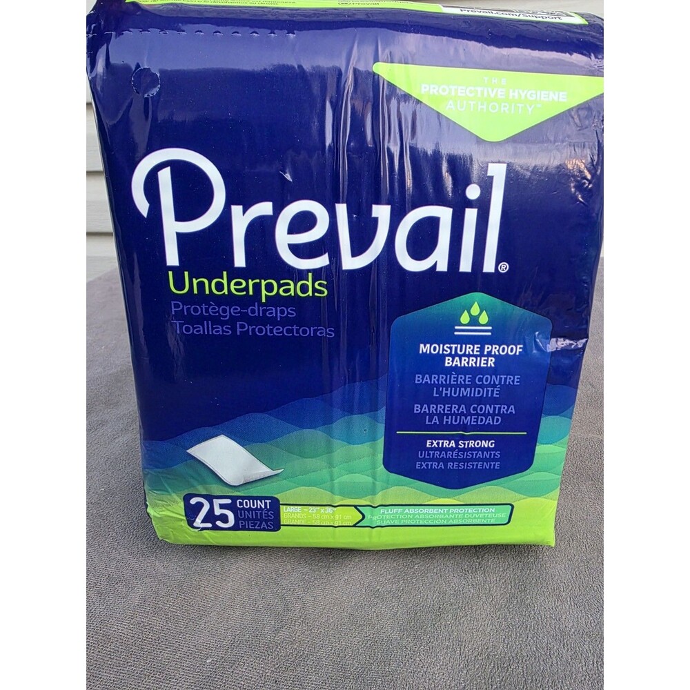 Prevail Total Care Disposable Underpads Fluff 23X36" UP-150/1 25 pads